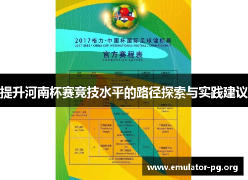 提升河南杯赛竞技水平的路径探索与实践建议